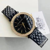 Buy Shop Michael Kors Darci Black Dial Black Steel Strap Watch for Women - MK3322 USA Online