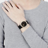 Buy Shop Michael Kors Darci Black Dial Black Steel Strap Watch for Women - MK3322 USA Online
