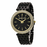 Buy Shop Michael Kors Darci Black Dial Black Steel Strap Watch for Women - MK3322 USA Online