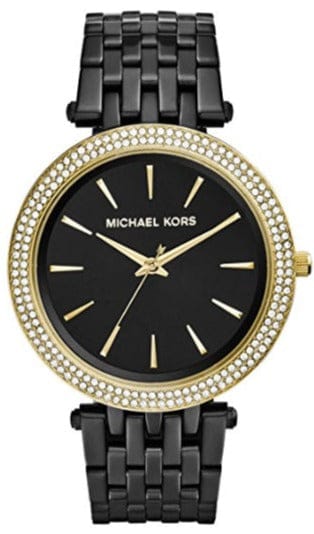 Buy Shop Michael Kors Darci Black Dial Black Steel Strap Watch for Women - MK3322 USA Online