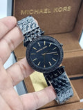 Buy Shop Michael Kors Darci Black Dial Black Steel Strap Watch for Women - MK3337 USA Online