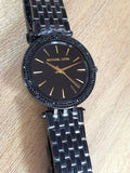 Buy Shop Michael Kors Darci Black Dial Black Steel Strap Watch for Women - MK3337 USA Online