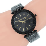 Buy Shop Michael Kors Darci Black Dial Black Steel Strap Watch for Women - MK3337 USA Online