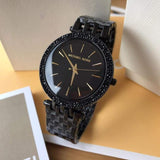 Buy Shop Michael Kors Darci Black Dial Black Steel Strap Watch for Women - MK3337 USA Online