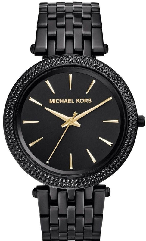 Buy Shop Michael Kors Darci Black Dial Black Steel Strap Watch for Women - MK3337 USA Online