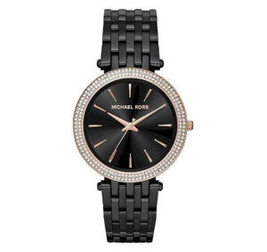 Buy Shop Michael Kors Darci Black Dial Black Steel Strap Watch for Women - MK3407 USA Online