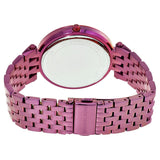 Buy Shop Michael Kors Darci Black Dial Purple Steel Strap Watch for Women - MK3554 USA Online