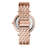 Buy Shop Michael Kors Darci Black Dial Rose Gold Steel Strap Watch for Women - MK3402 USA Online
