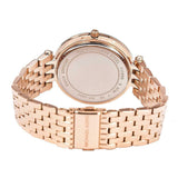 Buy Shop Michael Kors Darci Black Dial Rose Gold Steel Strap Watch for Women - MK3402 USA Online