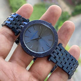 Buy Shop Michael Kors Darci Blue Dial Blue Steel Strap Watch for Women - MK3417 USA Online