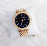 Buy Shop Michael Kors Darci Blue Dial Gold Steel Strap Watch for Women - MK3406 USA Online
