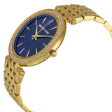 Buy Shop Michael Kors Darci Blue Dial Gold Steel Strap Watch for Women - MK3406 USA Online