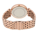 Buy Shop Michael Kors Darci Blue Dial Rose Gold Steel Strap Watch for Women - MK3728 USA Online