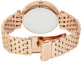Buy Shop Michael Kors Darci Blue Dial Rose Gold Steel Strap Watch for Women - MK3728 USA Online