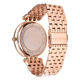 Buy Shop Michael Kors Darci Brown Dial Rose Gold Stainless Steel Strap Watch for Women - MK3217 USA Online