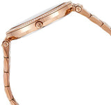 Buy Shop Michael Kors Darci Brown Dial Rose Gold Stainless Steel Strap Watch for Women - MK3217 USA Online