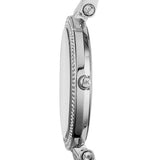 Buy Shop Michael Kors Darci Crystal Pink Dial Silver Stainless Steel Strap Watch for Women - MK3352 USA Online