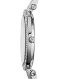 Buy Shop Michael Kors Darci Crystal Pink Dial Silver Stainless Steel Strap Watch for Women - MK3352 USA Online