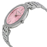 Buy Shop Michael Kors Darci Crystal Pink Dial Silver Stainless Steel Strap Watch for Women - MK3352 USA Online