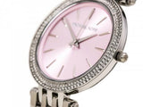 Buy Shop Michael Kors Darci Crystal Pink Dial Silver Stainless Steel Strap Watch for Women - MK3352 USA Online