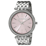 Buy Shop Michael Kors Darci Crystal Pink Dial Silver Stainless Steel Strap Watch for Women - MK3352 USA Online