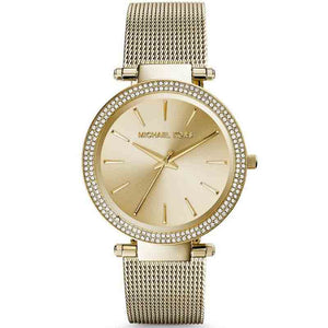 Buy Shop Michael Kors Darci Gold Dial Gold Mesh Bracelet Watch for Women - MK3368 USA Online