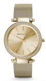 Buy Shop Michael Kors Darci Gold Dial Gold Mesh Bracelet Watch for Women - MK3368 USA Online