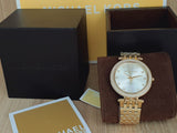 Buy Shop Michael Kors Darci Gold Dial Gold Stainless Steel Strap Watch for Women - MK3216 USA Online