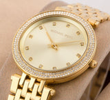 Buy Shop Michael Kors Darci Gold Dial Gold Stainless Steel Strap Watch for Women - MK3216 USA Online