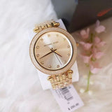 Buy Shop Michael Kors Darci Gold Dial Gold Stainless Steel Strap Watch for Women - MK3216 USA Online