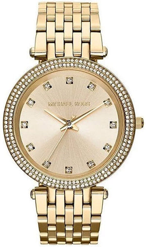 Buy Shop Michael Kors Darci Gold Dial Gold Stainless Steel Strap Watch for Women - MK3216 USA Online