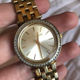 Buy Shop Michael Kors Darci Gold Dial Gold Steel Strap Watch for Women - MK3365 USA Online