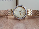 Buy Shop Michael Kors Darci Gold Dial Gold Steel Strap Watch for Women - MK3365 USA Online