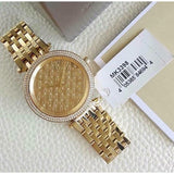 Buy Shop Michael Kors Darci Gold Dial Gold Steel Strap Watch for Women - MK3398 USA Online