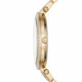 Buy Shop Michael Kors Darci Gold Dial Gold Steel Strap Watch for Women - MK3398 USA Online