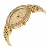Buy Shop Michael Kors Darci Gold Dial Gold Steel Strap Watch for Women - MK3398 USA Online
