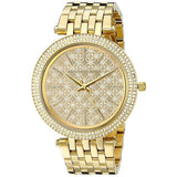 Buy Shop Michael Kors Darci Gold Dial Gold Steel Strap Watch for Women - MK3398 USA Online