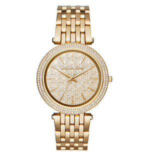 Buy Shop Michael Kors Darci Gold Dial Gold Steel Strap Watch for Women - MK3398 USA Online