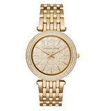 Buy Shop Michael Kors Darci Gold Dial Gold Steel Strap Watch for Women - MK3398 USA Online