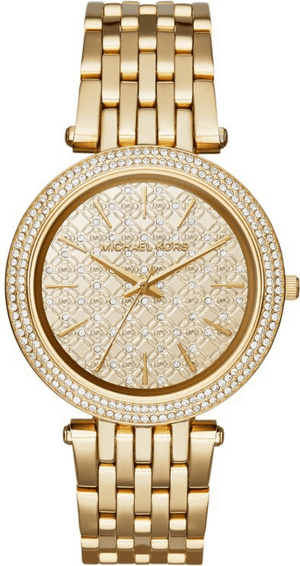 Buy Shop Michael Kors Darci Gold Dial Gold Steel Strap Watch for Women - MK3398 USA Online