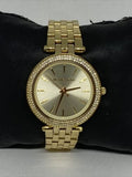Buy Shop Michael Kors Darci Gold Dial Gold Steel Strap Watch for Women - MK3430 USA Online