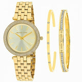 Buy Shop Michael Kors Darci Gold Dial Gold Steel Strap Watch for Women - MK3430 USA Online