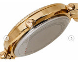 Buy Shop Michael Kors Darci Gold Dial Gold Steel Strap Watch for Women - MK3430 USA Online