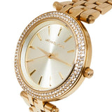 Buy Shop Michael Kors Darci Gold Dial Gold Steel Strap Watch for Women - MK3430 USA Online