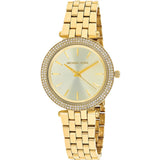 Buy Shop Michael Kors Darci Gold Dial Gold Steel Strap Watch for Women - MK3430 USA Online