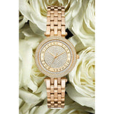 Buy Shop Michael Kors Darci Gold Dial Gold Steel Strap Watch for Women - MK3438 USA Online
