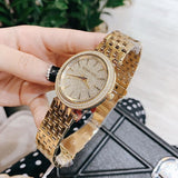 Buy Shop Michael Kors Darci Gold Dial Gold Steel Strap Watch for Women - MK3438 USA Online