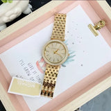 Buy Shop Michael Kors Darci Gold Dial Gold Steel Strap Watch for Women - MK3438 USA Online