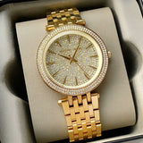 Buy Shop Michael Kors Darci Gold Dial Gold Steel Strap Watch for Women - MK3438 USA Online