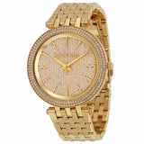 Buy Shop Michael Kors Darci Gold Dial Gold Steel Strap Watch for Women - MK3438 USA Online